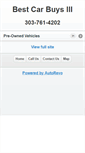 Mobile Screenshot of bestusedcarbuys.com